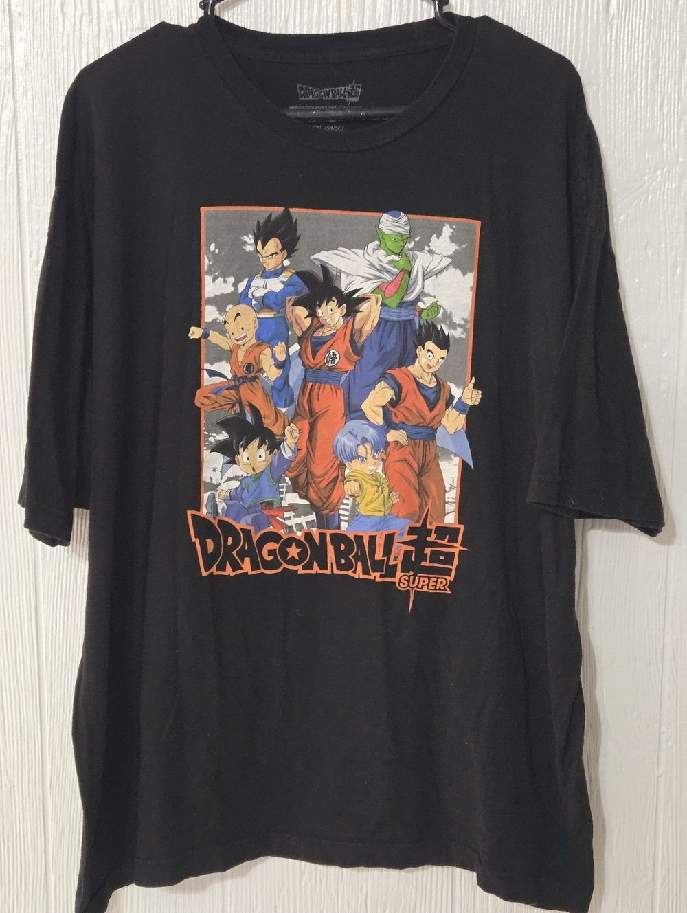 Dragon Ball Super Official Mens Black Toei Animation Crunchy Roll T-Shirt 3XL